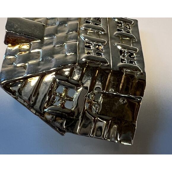 Pin Dan craft Gold Tone House Roof Windows Door Safety Pin 1.25 x 1.25 Inches - Picture 4 of 6